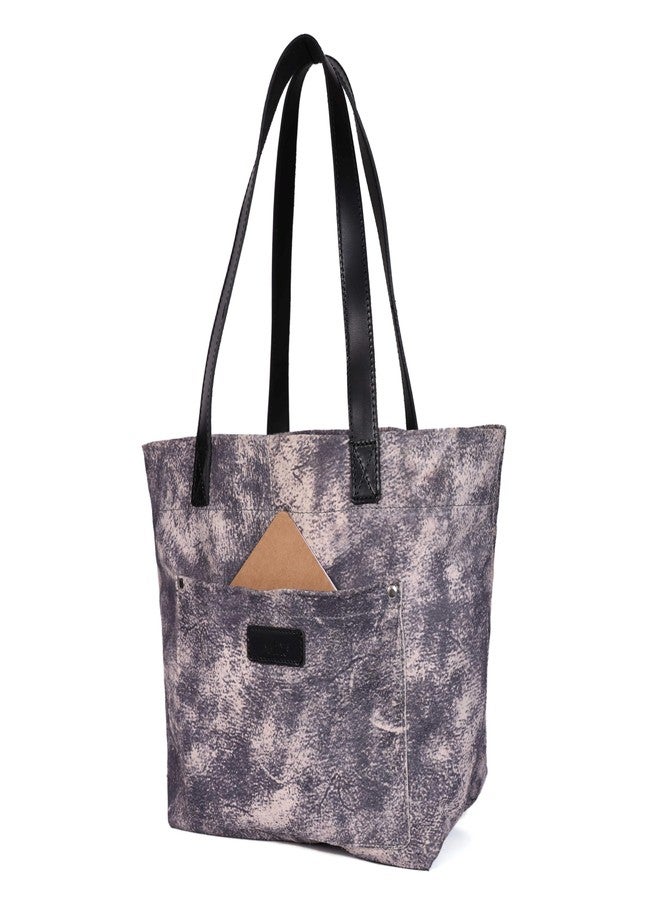 Celtic Premium Textured Leather Tote Bag with Contemporary Finish - Image 3